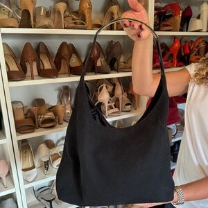 Gucci canvas shoulder bag